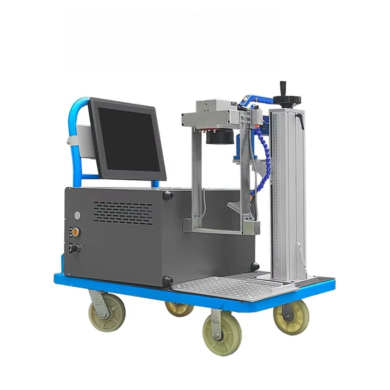 Industrial handheld continuous wave fiber marking machine 150W/1500W for metal engraving