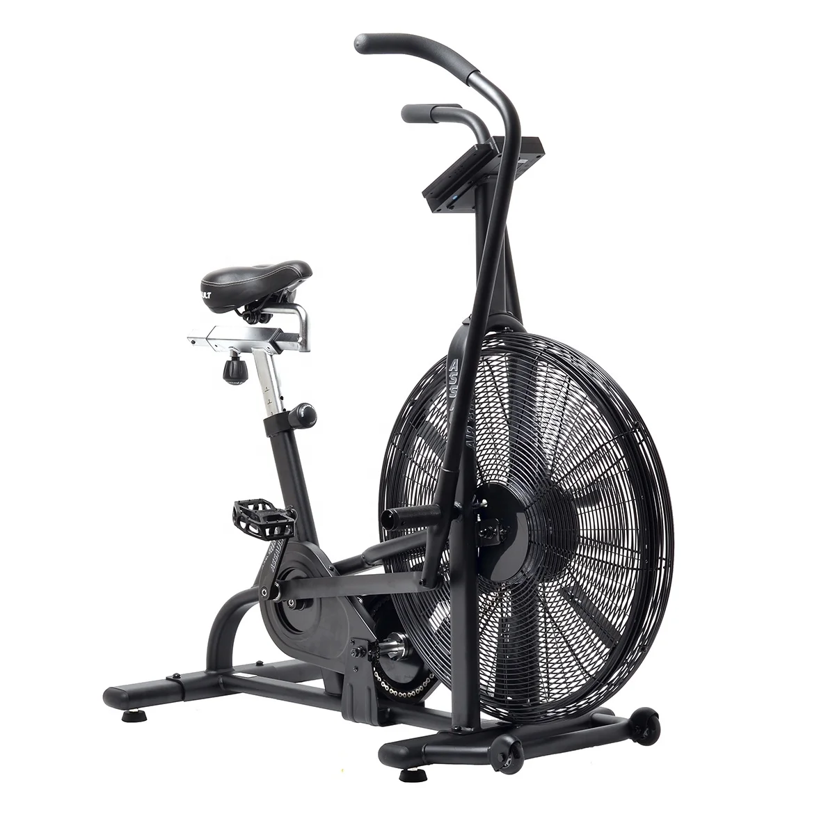 Ciclismo Indoor Bicicleta Estacionária com Sistema De Resistência De Ar Ilimitado, bicicletas De Exercício Vertical, Treino De Cardio Em Casa