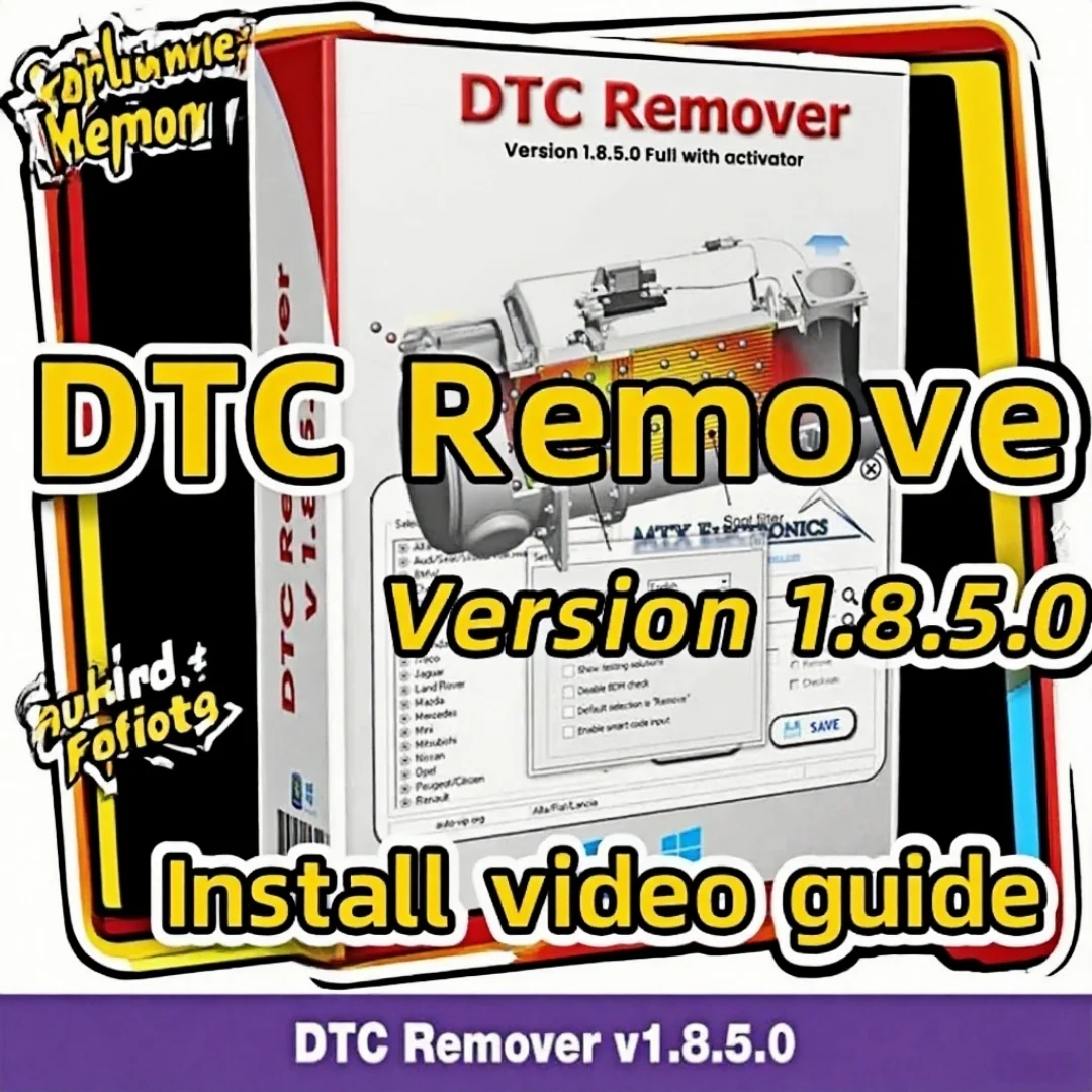 

2025 Hot MTX DTC Remover 1.8.5.0 с Keygen+9 Extra ECU Tuning SW Software ECU Fault Code Remover KESS KTAG FGTECH OBD2