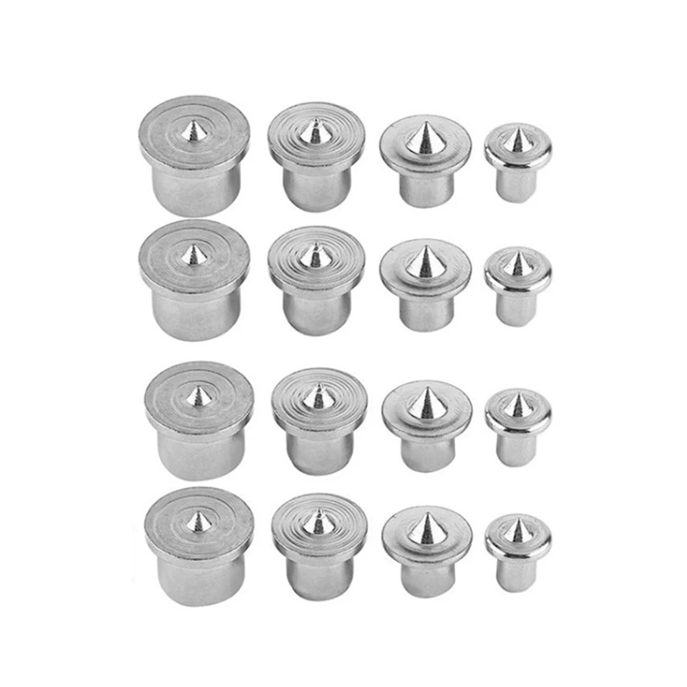 16pcs/Set Dowel Centre Point 6mm-12mm Wood Drill Hole Tenon Center Furniture Positioning Woodworking Round Wood Tenon Top