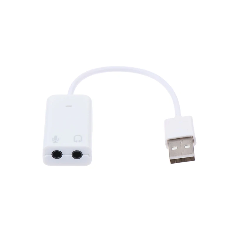 7.1 External USB Sound Card Jack 3.5mm USB Audio Adapter Earphone Micphone Sound Card For Macbook Computer Laptop PC