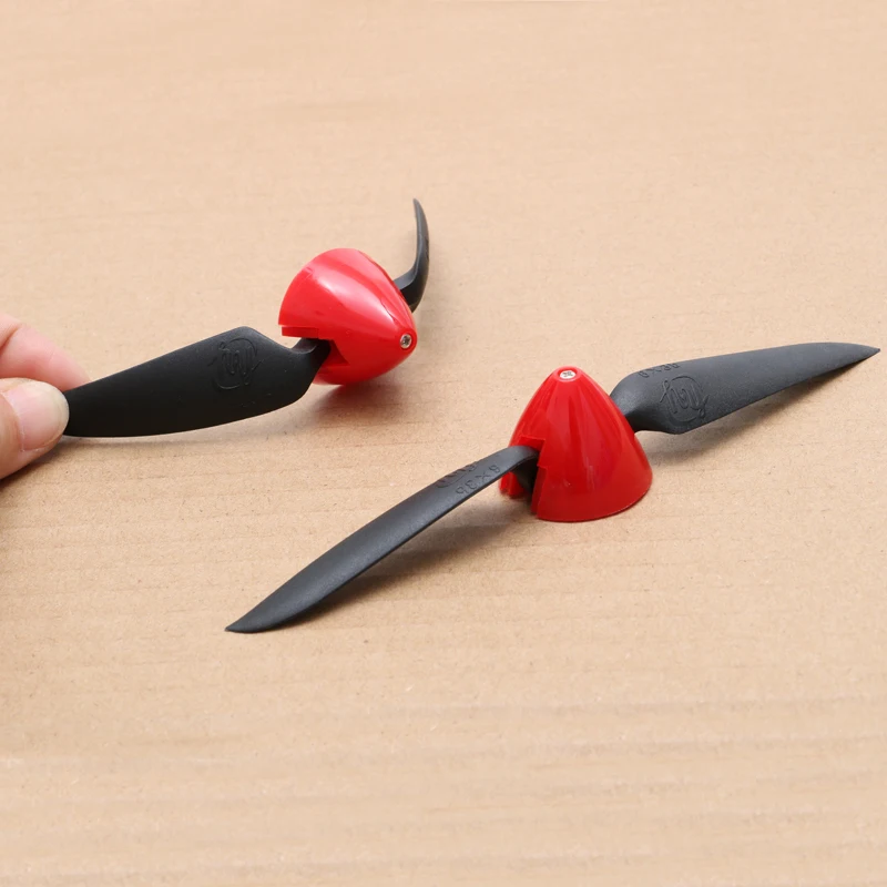 1PCS Brushed Motor Folding Propeller Assembly 2Blades Paddle with Dia 30/33/45mm Fairing Modified Kits for RC Airplane Model