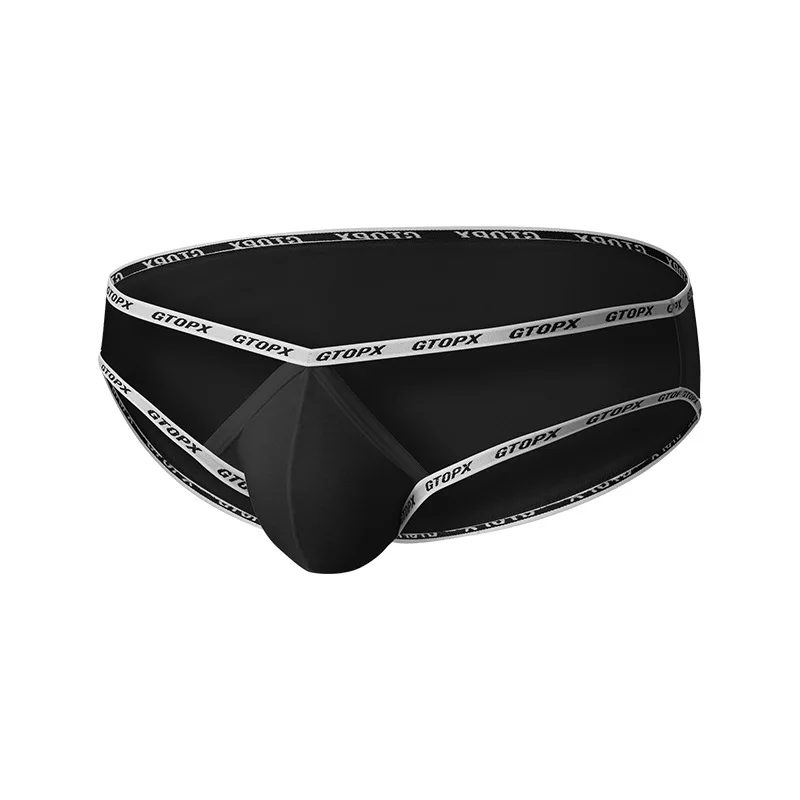 Underwear Men Hollow Elastic Belt Low Waist Sexy U Convex Pouch Briefs Thin Underpants Lingerie Erotic String Bikini Slip Homme