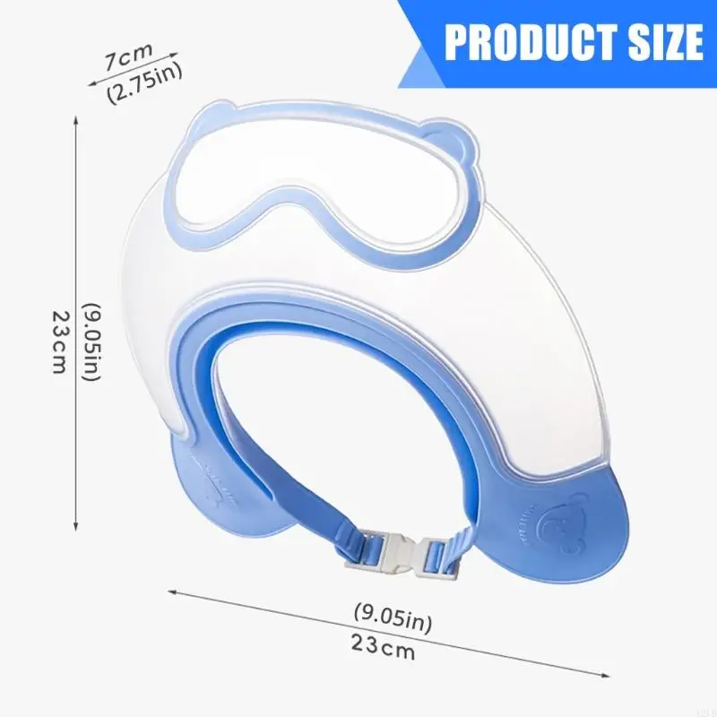 Infants Safety Shower Caps for Shampoo Protections Adjustable Protective Hat A2UB