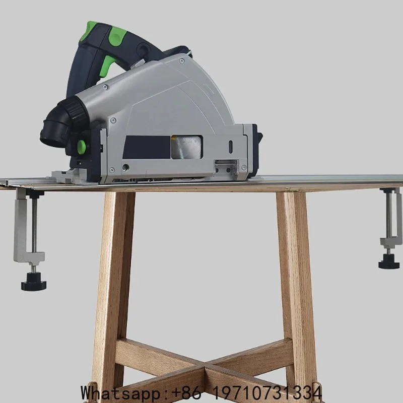 Dual-Length (1400mm/800mm) Track Saw Guide Rail for Makita & Festool, Optimized for Accurate Bevel and Straight Cuts