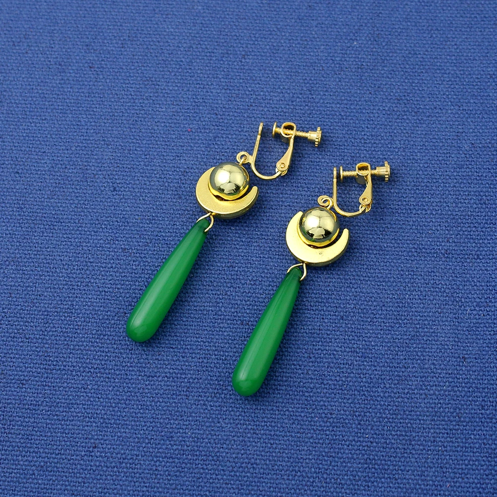Anime Apothecary Diary Women Maomao Cosplay Earrrings Green Pendant Ear Studs Accessories Props For Women Girls Gifts Jewelry
