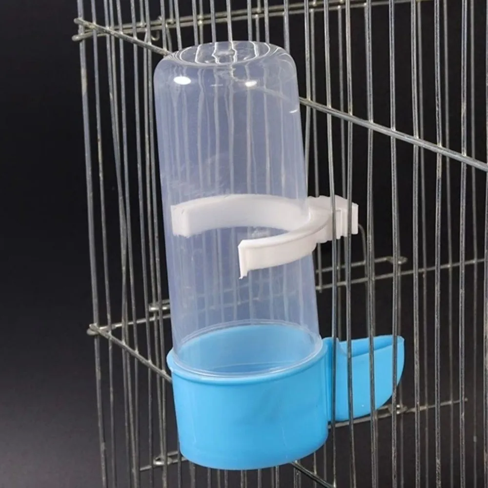 240ML Capacity Automatic Bird Feeder Leak-Proof Detachable Base Cage Hanging Feeder Hummingbird Feeder Plastic