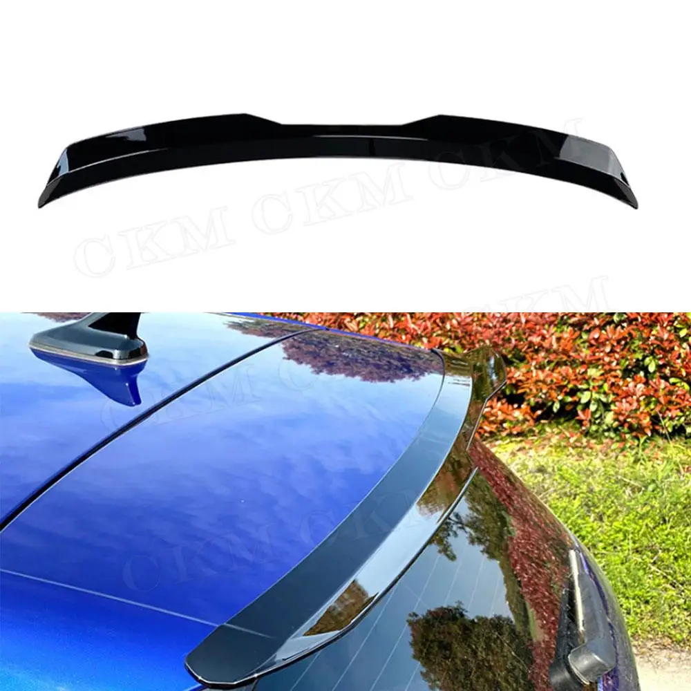 

CKMUUER Rear Roof Spoiler Lip Wings For VW Volkswagen Golf 8 MK8 2020 UP Rear Spoiler Duckbill Rear Trunk Wing Spoiler