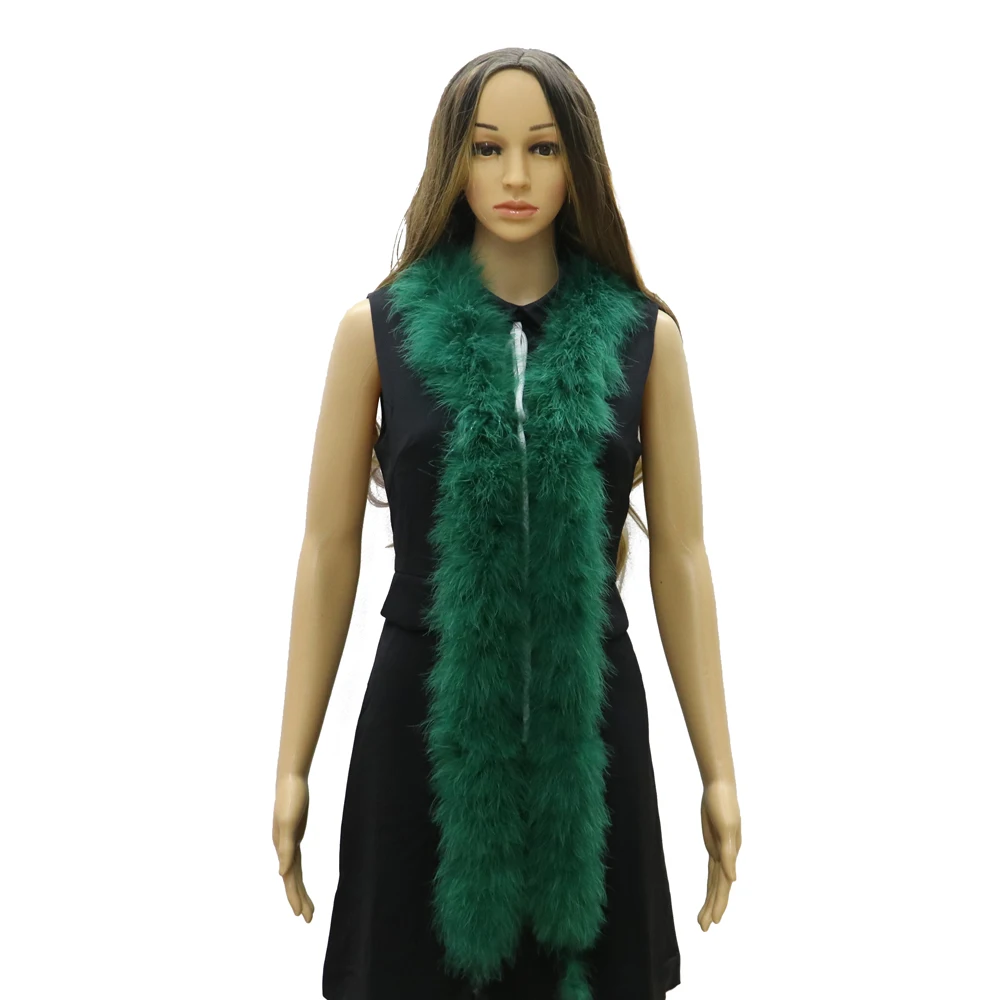 2M 22G 50G Natural Turkey Marabou Feather Boa Fluffy Plume Trim for Dress Sewing Wedding Party Carnival Costume DIY Craft Decor