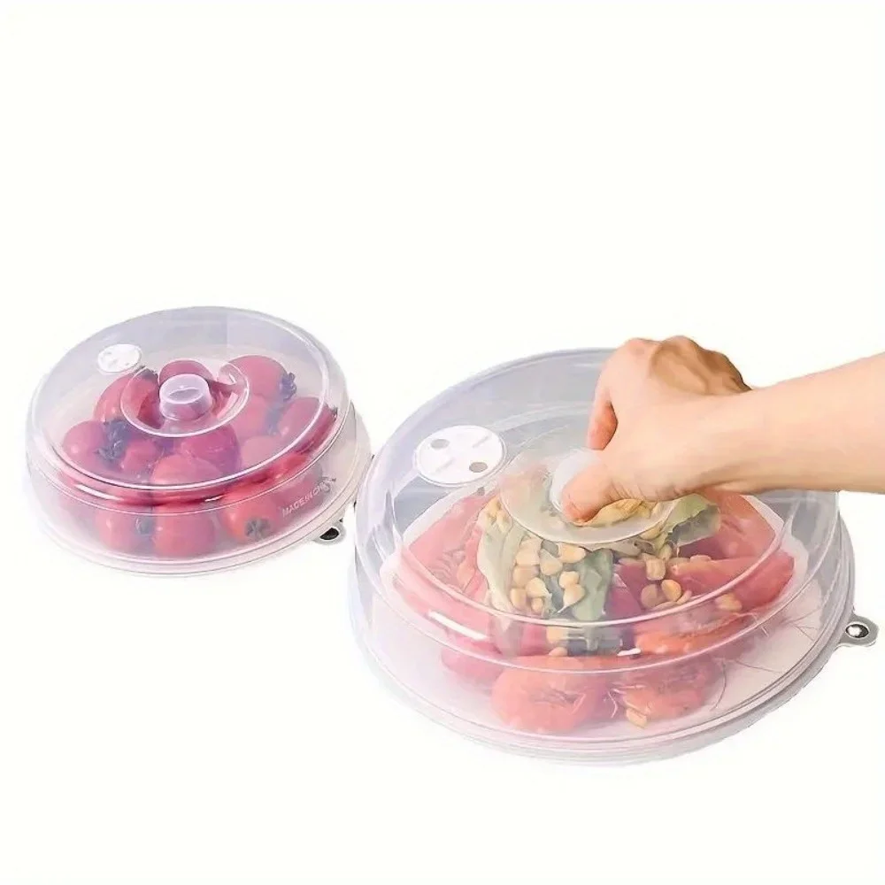 Microwave Dish Cover Anti Splatter Lid Refrigerator Fresh Keeping Cover Cold Heat Resistant Sealing Cover Kitchen Tools