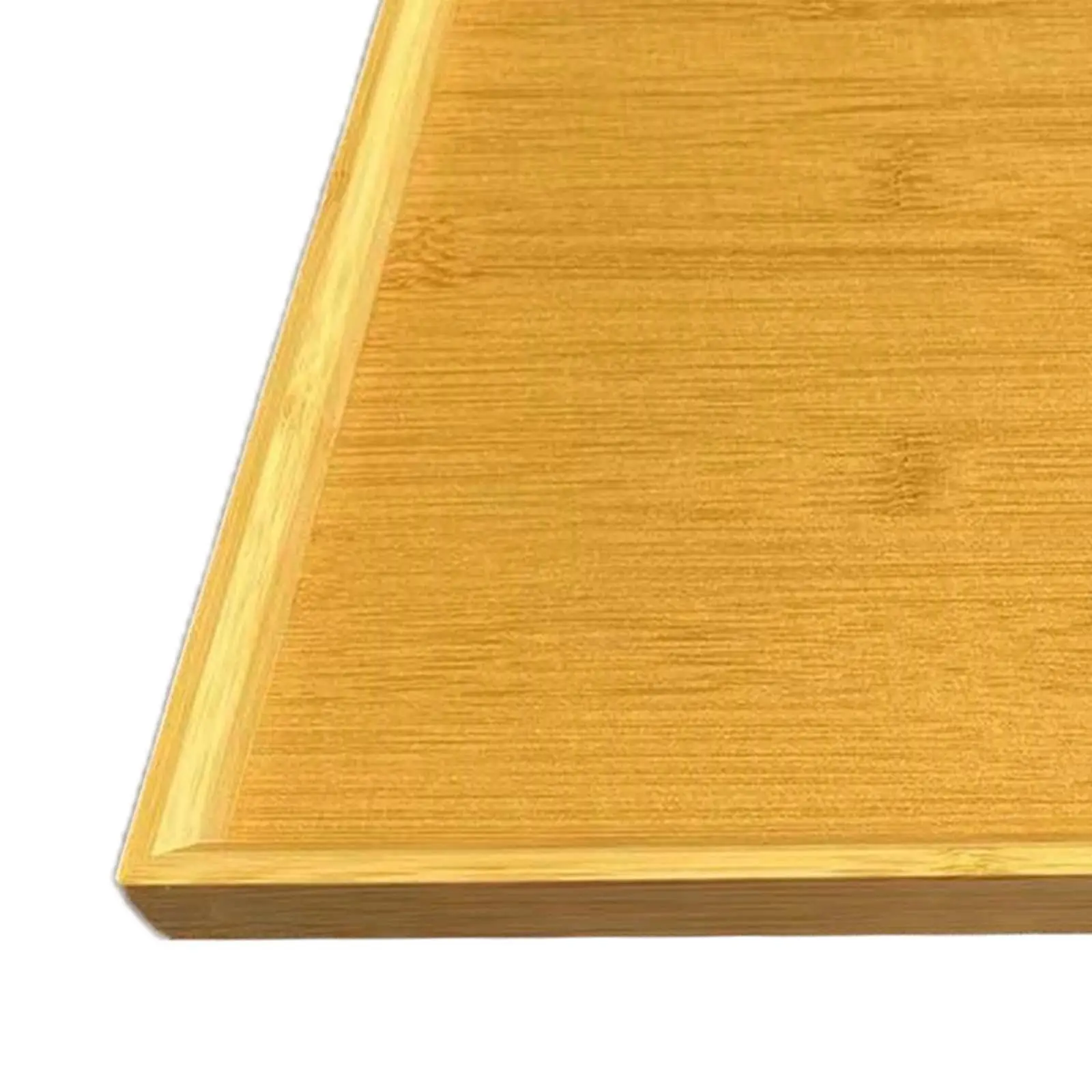 Bamboo Serving Platter Tableware Portable Food Tray Decorative Coffee Tea Platter for Breakfast Dinner Restaurants Coffee Table
