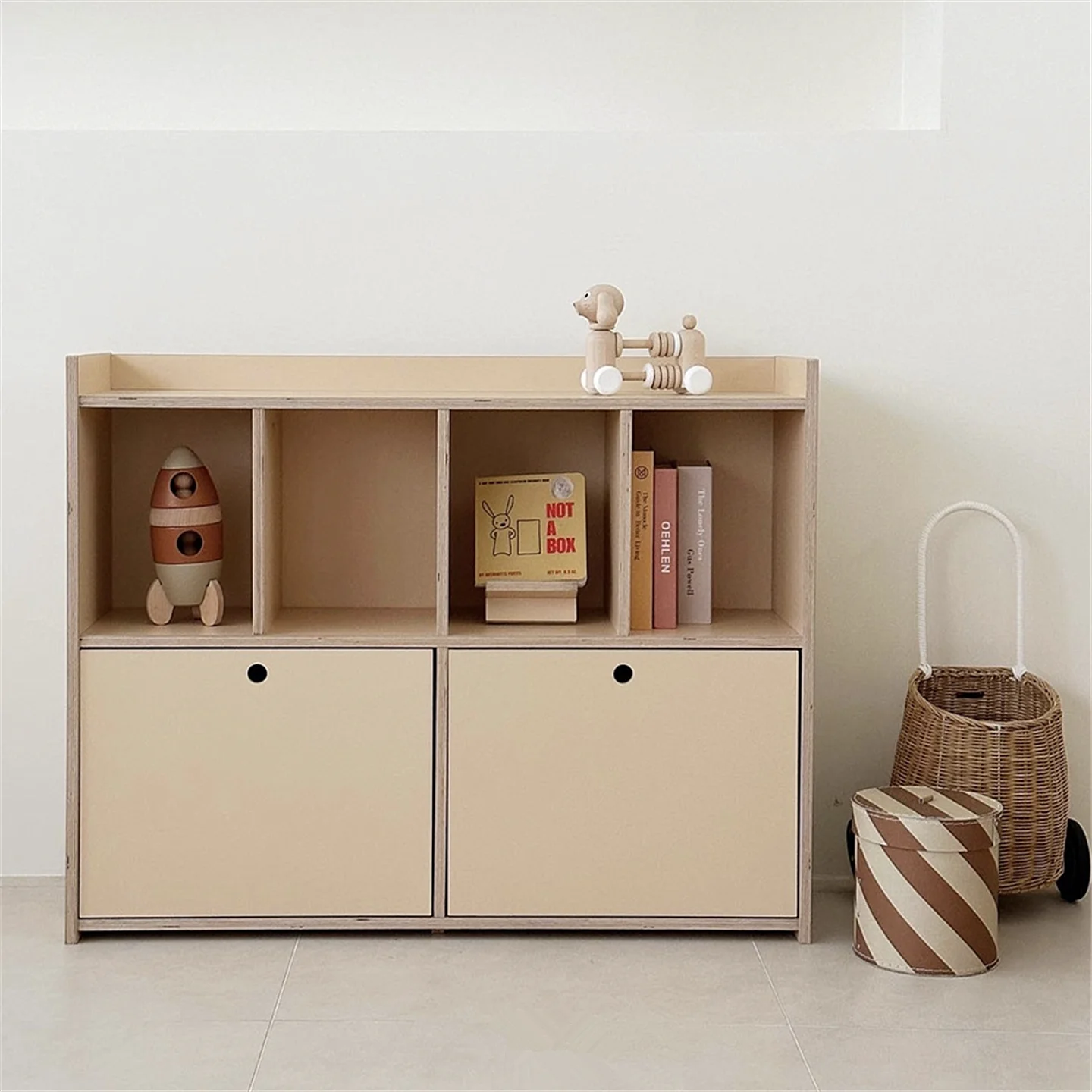 Children's toy storage cabinet Korean version of environmentally friendly children's room rack large capacity