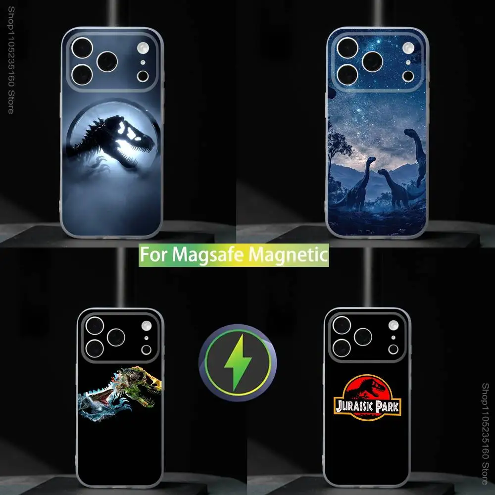 

J-Jurassic P-Park W-World-d For iPhone 11,12,13,14,15,16,17,Pro,Max,Plus,Mini,SE4,E Phone Case With Magsafe Wireless