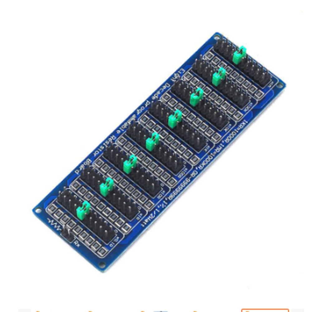 

7 Seven Decade 0.1R - 9999999R Programmable Adjustable SMD Resistor Slide Resistor Board Step Accuracy 1R 1% 1/2 W