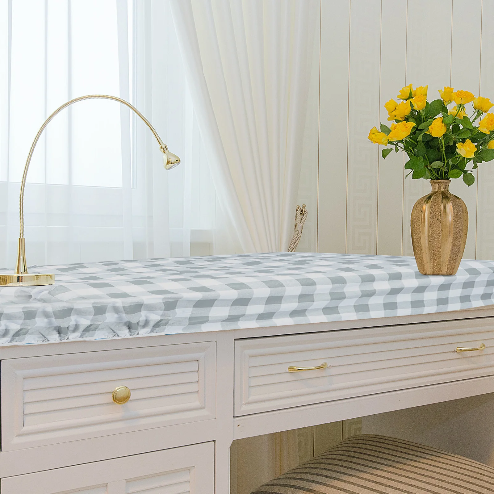 

Waterproof Table Cover Flannel Outdoor Elastic Picnic Protector Durable Stool Cover Home Decor Waterproof Chair Protector