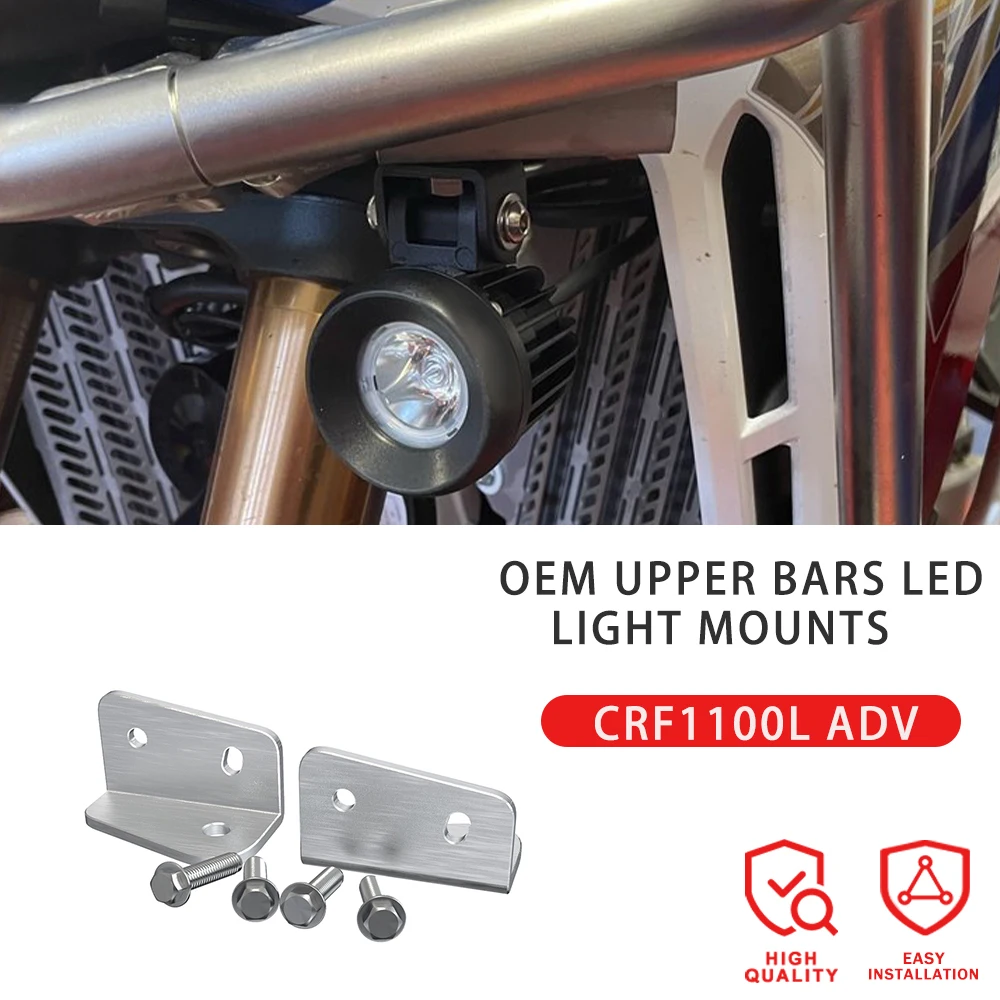 

For HONDA CRF 1100 L Africa Twin Adventure Sport OEM Upper Bars LED Light Mounts Accessories 1100L ADV 2020 2021 2022 2023