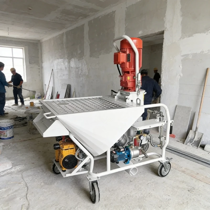 

Automatic Mortar Spraying Machine for Real Stone Paint Putty Customized High Speed and High Efficiency