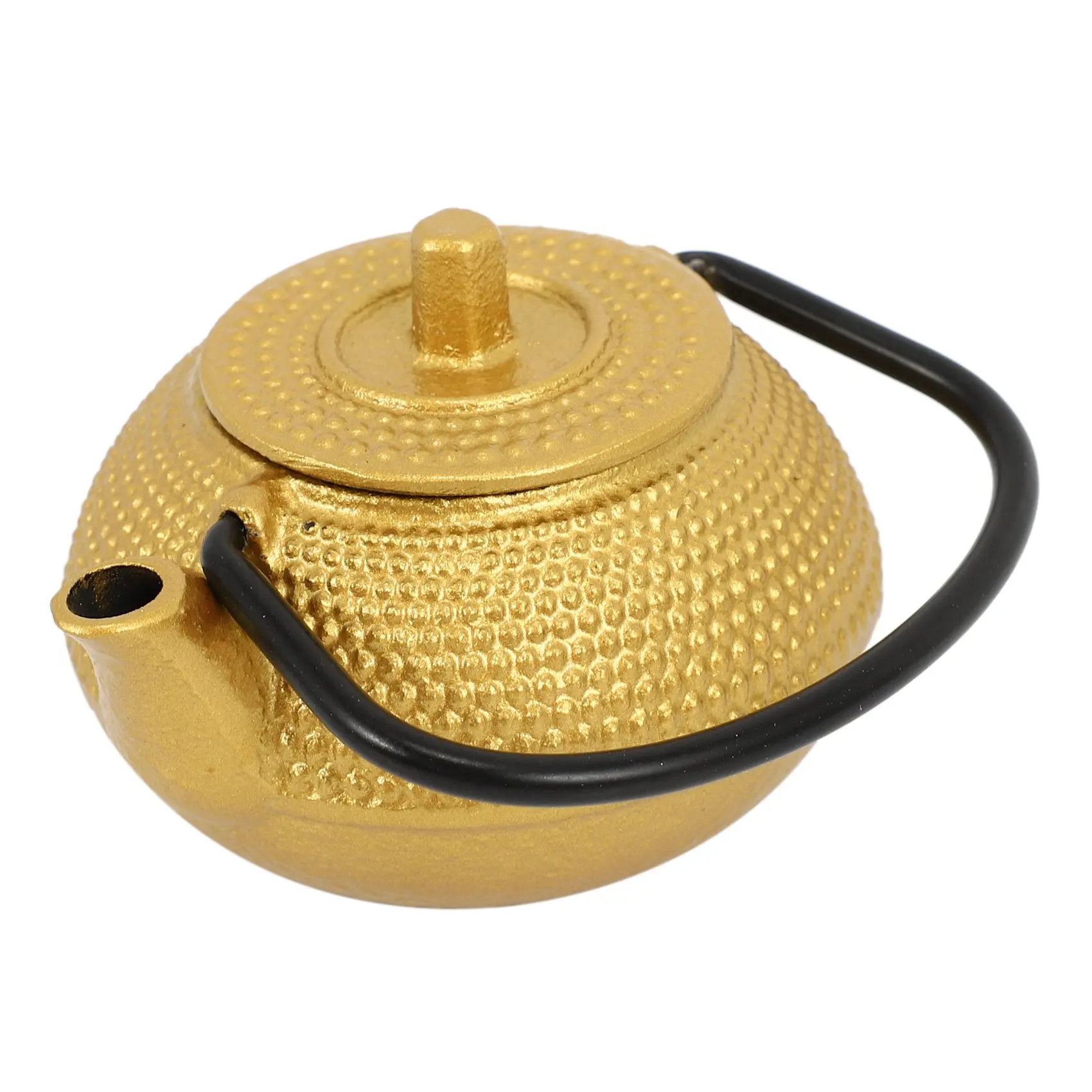 A84X-Mini Japanese Style Cast Iron Tea Kettle Tetsubin Small Teapot Tea Pot 50Ml, Easy To Carry