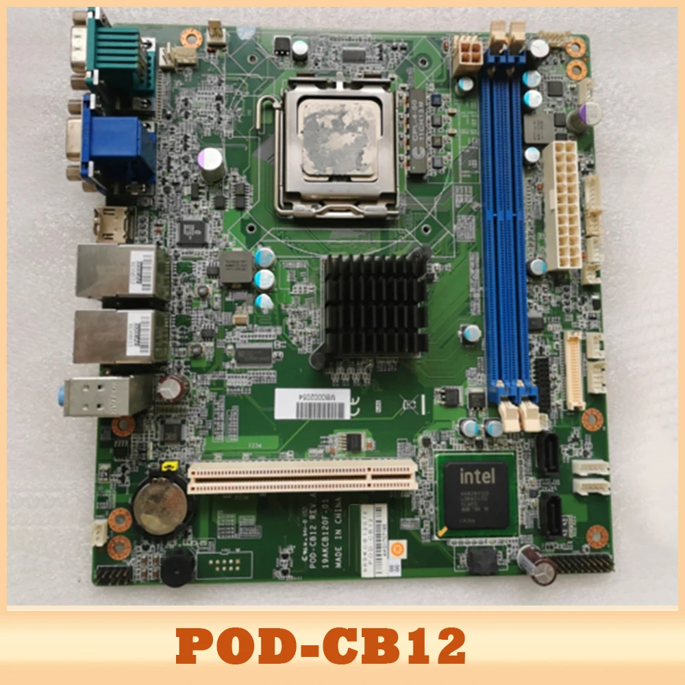 For Advantech Industrial control motherboard LGA775 POD-CB12 RVE. A3