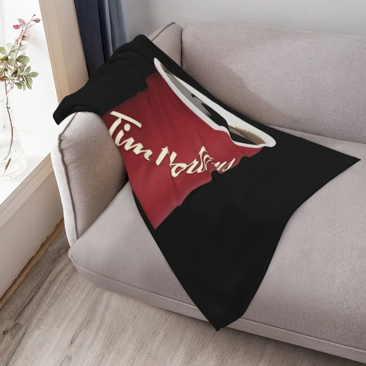 تيم هورتونز كأس رمي بطانية البطانيات ل أريكة الطفل رمي الزخرفية بطانيات الهالوين