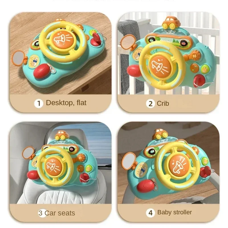 Baby Stroller Toy Attachments-High Chair Suction Toys, Early Learning Educational Toys for 0-1 Year Olds, Interactive Baby Toys.