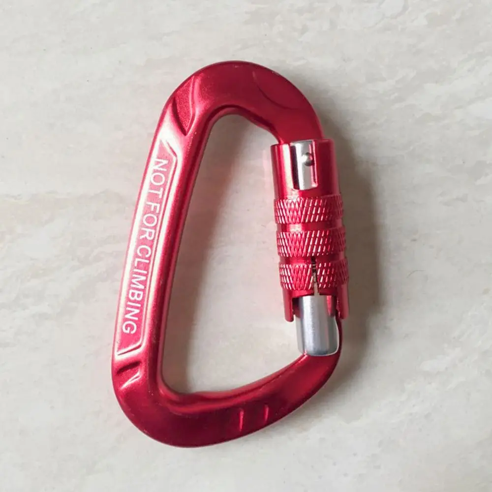 Aluminum Outdoor Ascend Climbing Key Hooks Mountaineering Protective Equipment Professional Carabiner Security Master Lock