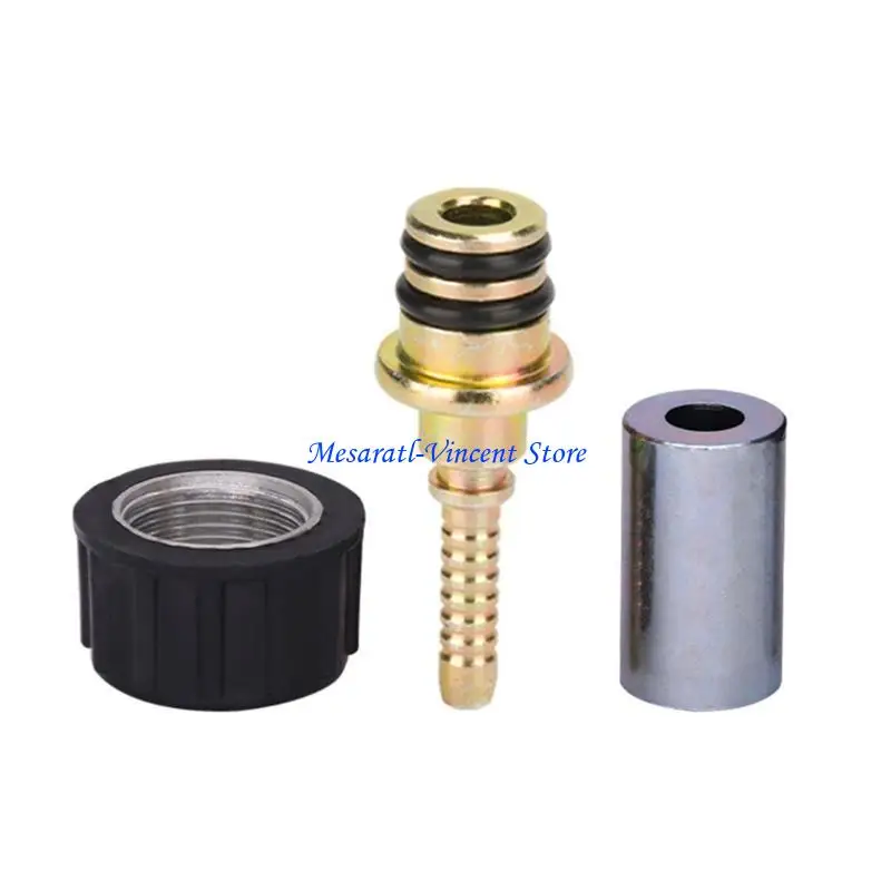 A70F High Pressure Washer Hose Insert Fittings Car Washer Water Cleaning Hose Pipe