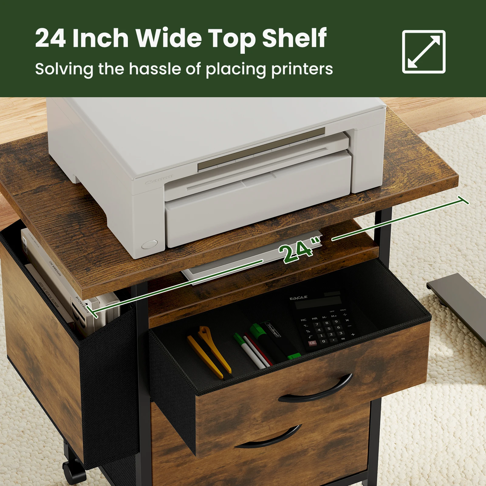 file cabinet drawers and shelf