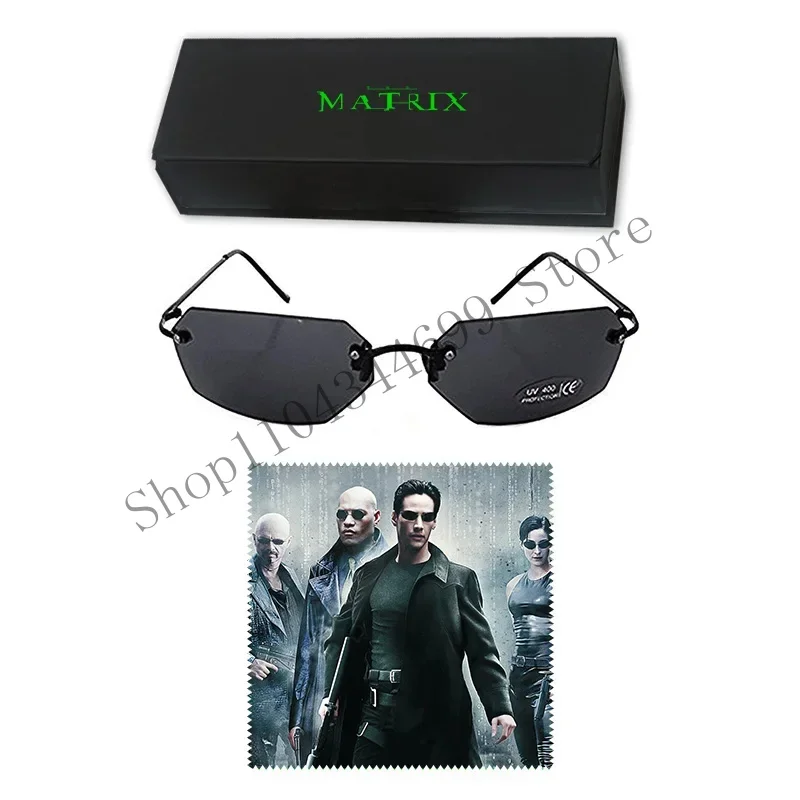 Classic Matrix Agent Smith Style Polarized Sunglasses Men Cool Rivets Brand Design Sun Glasses Oculos De Sol Cosplay Prop CMM