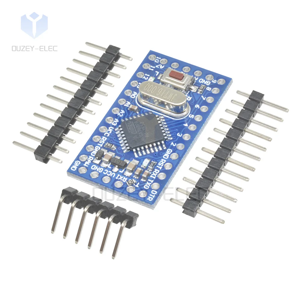 มินิ 5V ปลั๊กอินคริสตัล Oscillator ATMEGA168 บอร์ดควบคุมสีฟ้าบอร์ดพัฒนาโมดูลนาโนที่เข้ากันได้