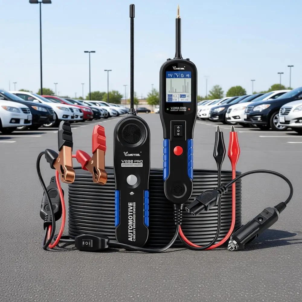 

Инструмент для проверки автомобильных электрических цепей, тестер автоматических выключателей, индикатор обрыва/короткого замыкания, 12/24В, трассировщик проводов, AC/DC