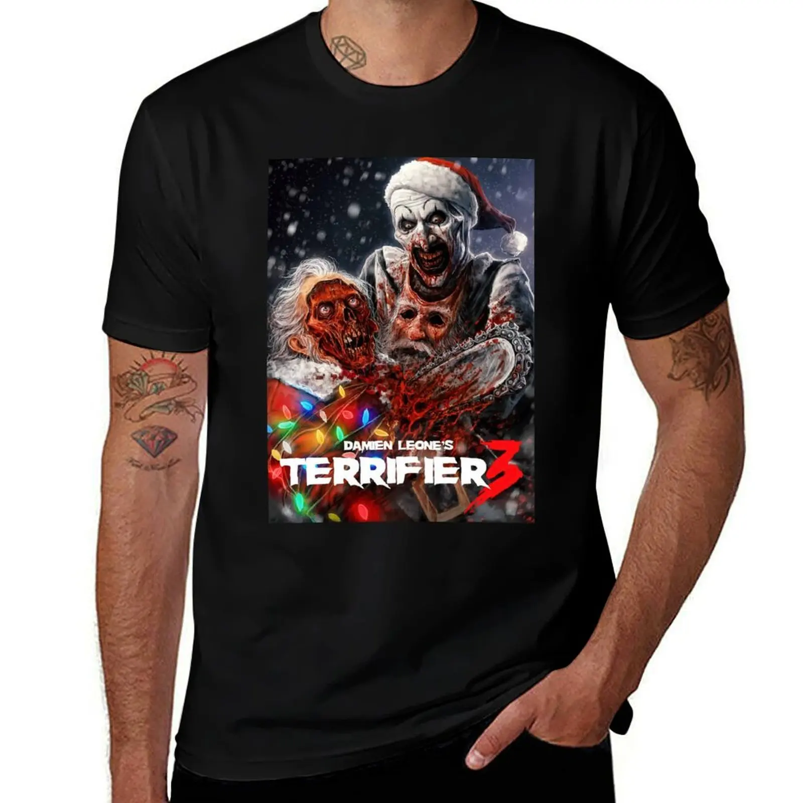 

Terrifier 3 Horror Movie T-Shirt funny costumes summer tops vintage clothes Funny t-shirts plain black t shirts men
