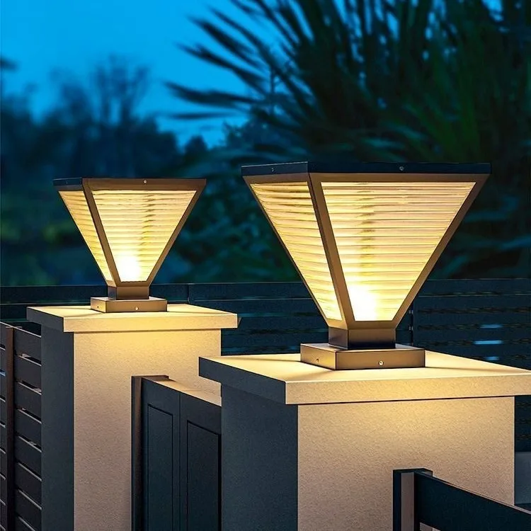 Wall fence light Villa gate pillar light Outdoor garden  Outdoor waterproof pillar light
