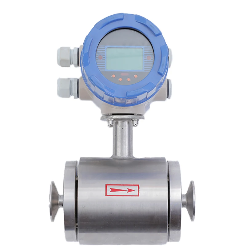 

JGLDG electromagnetic flow meter for milk magnetic milk flow meter digital beverage flow meter hygiene flowmeter