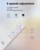 Sofucor 52인치 천장 선풍기 리모컨(LED DC 포함) 6단 고풍속 객실용 6