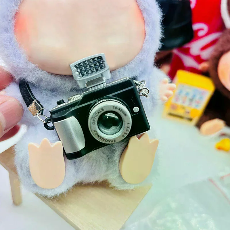 1 조각 인형 집 액세서리 인형 인형 집 미니어처 디지털 SLR 카메라 모델을위한 홈 인테리어