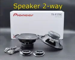 PIONEER Car audio two-way split speaker 250W tweeter speaker medium bass speaker hi-Fi DJ shock effect