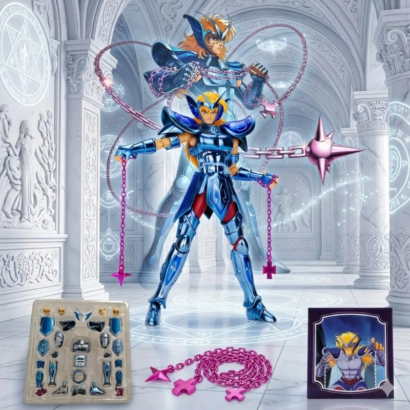En stock: Figura de acción de metal del Caballero de Plata Cepheus Albiore de Saint Seiya Myth Cloth EX, de los Caballeros del Zodíaco, modelo CS.