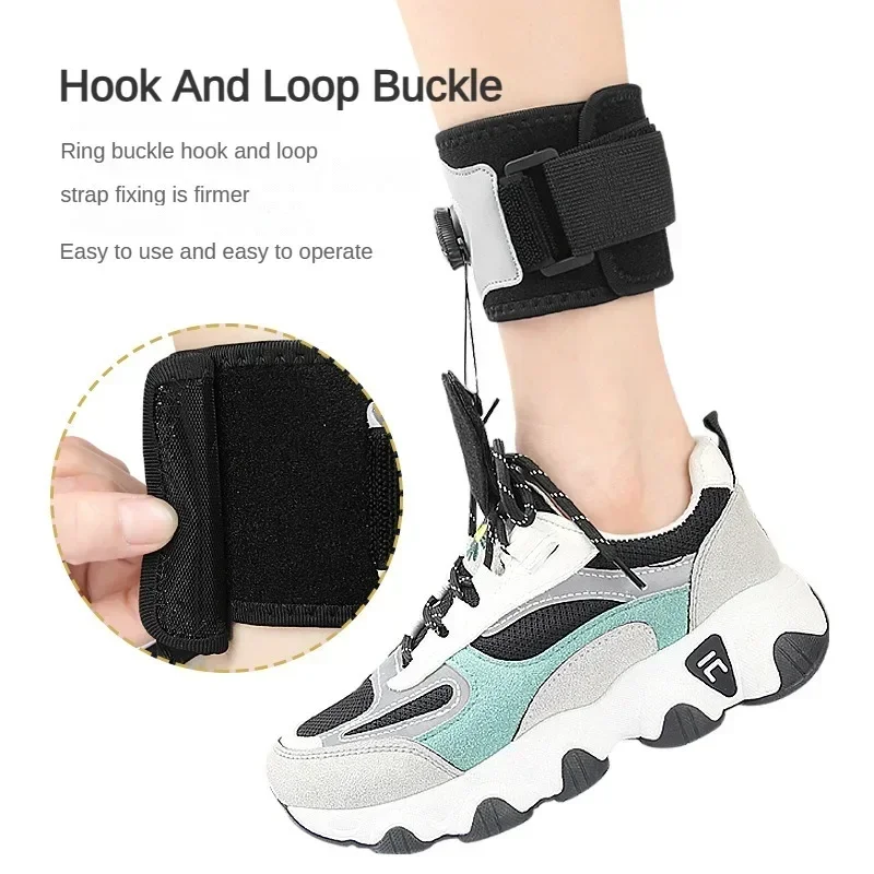 AFO Foot Drop Lifting Up Brace Knob Adjustable Left Right Foot Drop Orthosis Brace Support for Walking with Shoes