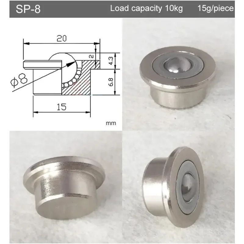 Factory outlets SP8/12/15/22/25 Precision universal Ball bearing casters/wheel,Scroll flexible,Transmission systefurniture wheel