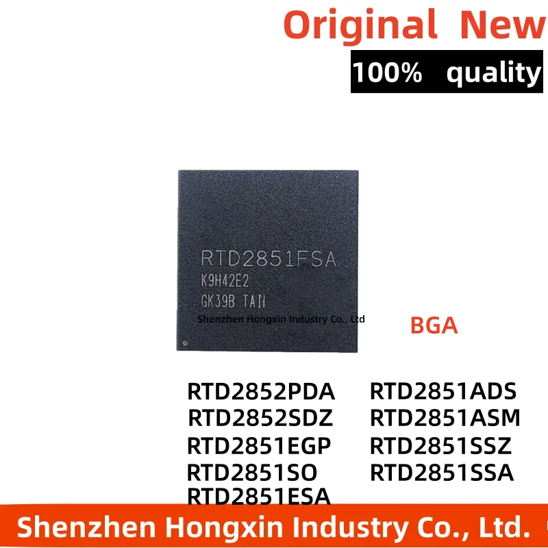 

(1piece) 100% New RTD2851ESA RTD2851SSA RTD2851SSZ RTD2851EGP RTD2851SO RTD2851ASM RTD2851ADS RTD2852PDA RTD2852SDZ BGA