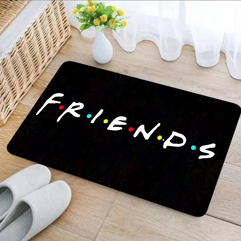 Diatom Mud Door MatKitchen Floor Mat Fluffy Doormat Friends Tv Show Bedside Non-slip Bedroom Mat Halllway Carpet Flannel Living