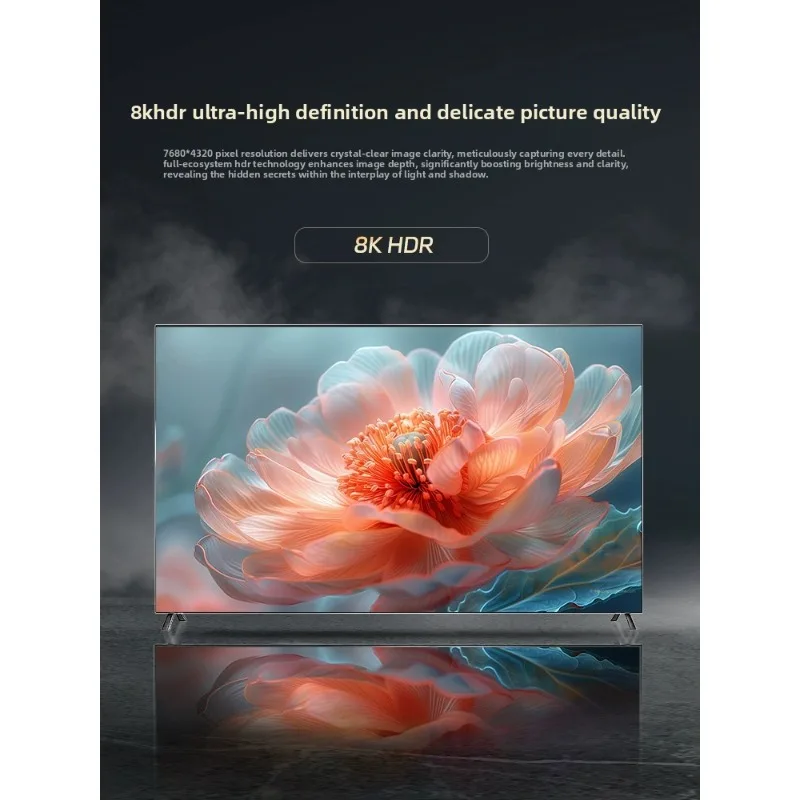 New 8K High-definition TV, Network WIFI, Intelligent Voice, Home LCD Display Screen