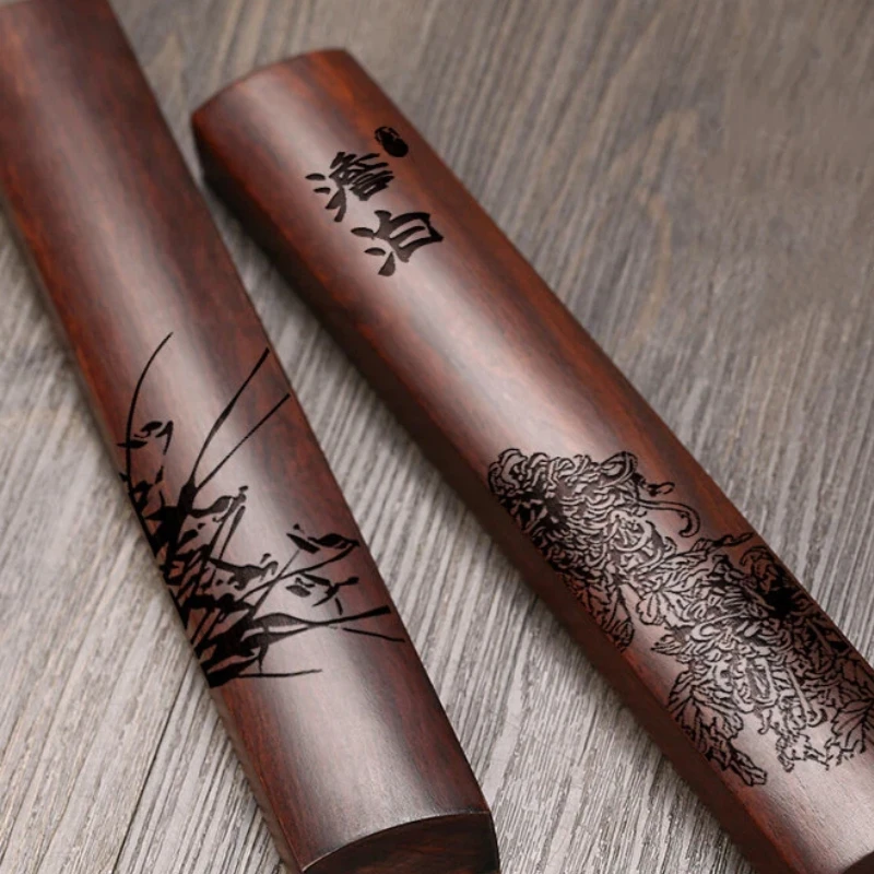 Wooden Paperweight Solid Wood Calligraphy Paper Press Chinese Painting Writing Weight Stationery Decor Ornament Gift Art Tools