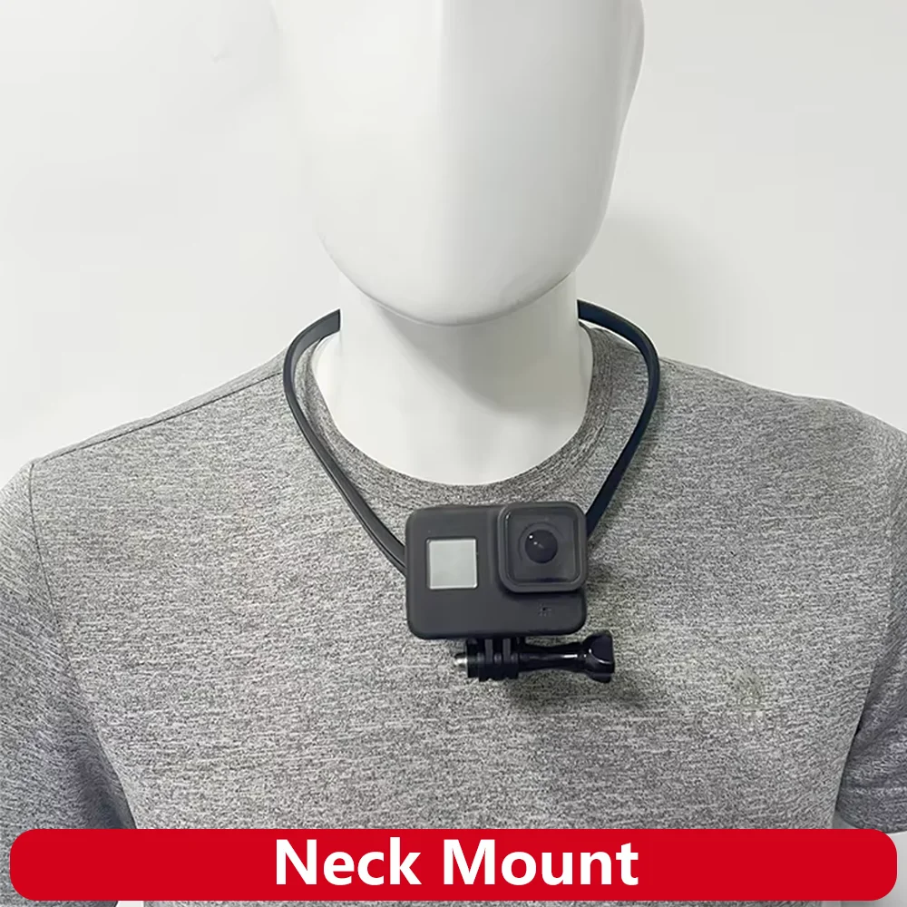 REYGEAK Magnetische Borst Mount Houder voor GoPro Action Camera, Nek Houder Mount, Quick Release POV Vlog Accessoires voor Gopro Hero 13 12 11 10 9 DJI Pocket 3 Insta360 X3 GO3
