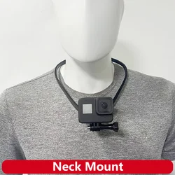 Neck Mount Necklace Holder Camera POV Mount for GoPro Hero 13 12 11 10 9 8 7 AKASO SJCAM DJI Osmo Action Insta360 Action Cameras