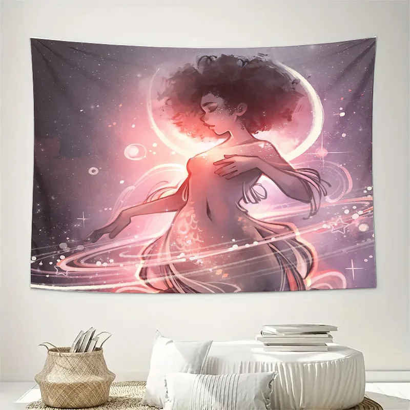 Galaxy Tapestry Space Decor Celestial Wall Hanging Nebula Art Universe Tapestry Cosmic Decor Starry Sky Backdrop Aesthetic Room
