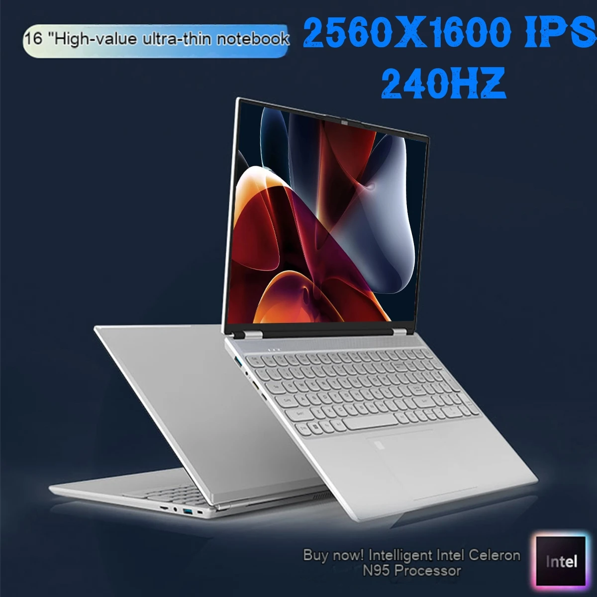 

Laptop 16 Inch 2560X1600 16GB RAM Intel 11th HL160GT N5095 N95 Business Windows 10 11 Pro Gaming Office Notebook Pc Portable