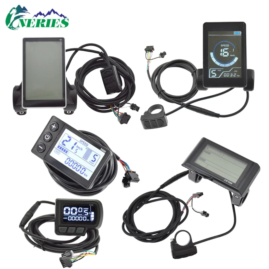 Electric Bicycle 13A/18A/25A/28A/38A Brushless Motor Controller LCD Display Intelligent Control Multiple Specifications