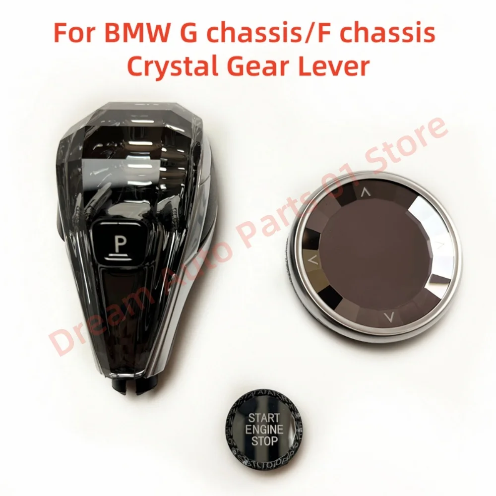 

Car crystal Gear lever suitable for BMW G20 G30 G/F chassis code transmission lever manual transmission head Car accessories